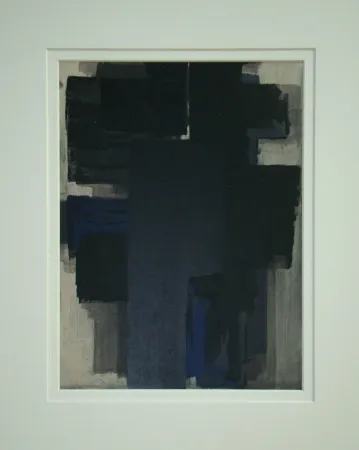 镂版印刷 Soulages - Peinture, 1955