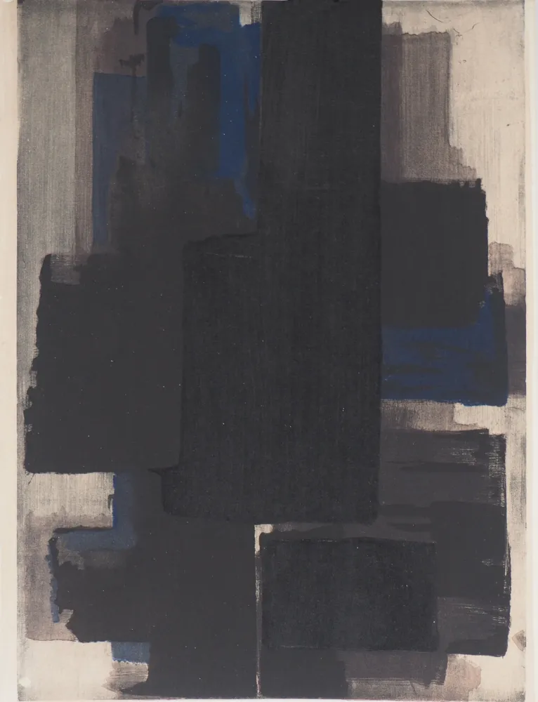 镂版印刷 Soulages - Pochoir 1956 (XX Siècle n°7)