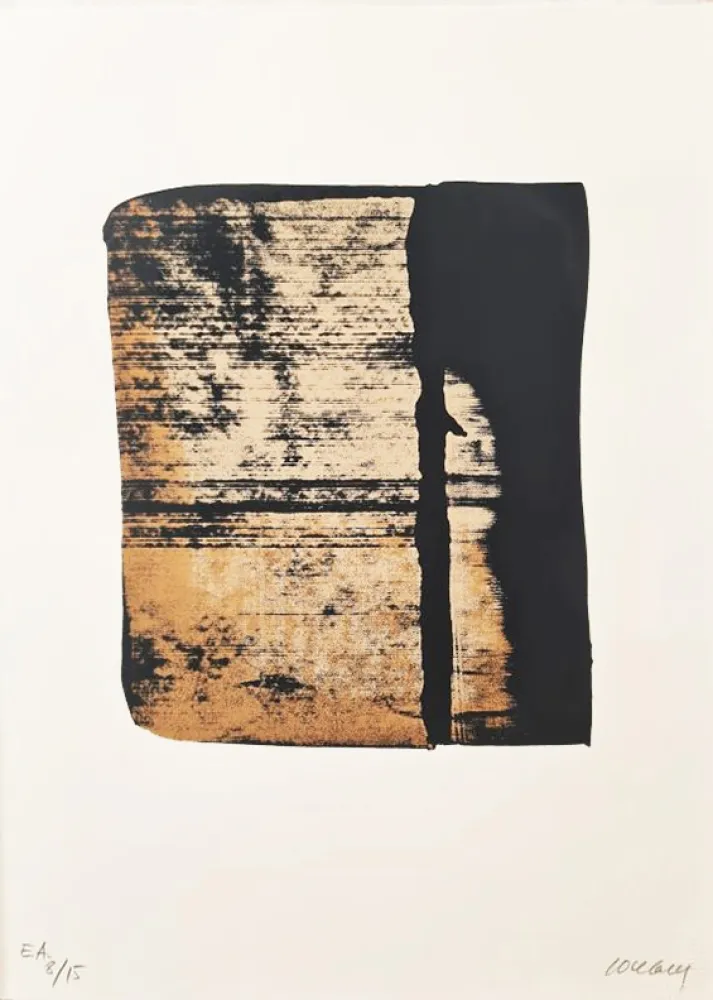 丝网印刷 Soulages - Sérigraphie n° 11 