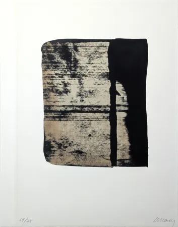 丝网印刷 Soulages - Sérigraphie n° 11 