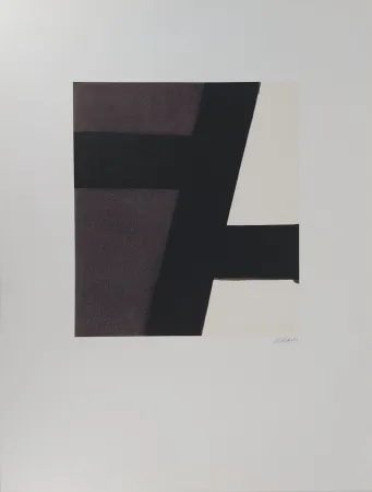 丝网印刷 Soulages - Sérigraphie n° 21