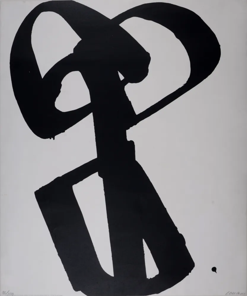 丝网印刷 Soulages - Sérigraphie n°1 – 1973