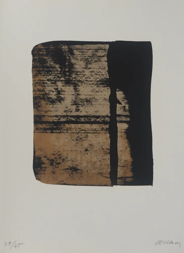 丝网印刷 Soulages - Sérigraphie n°11