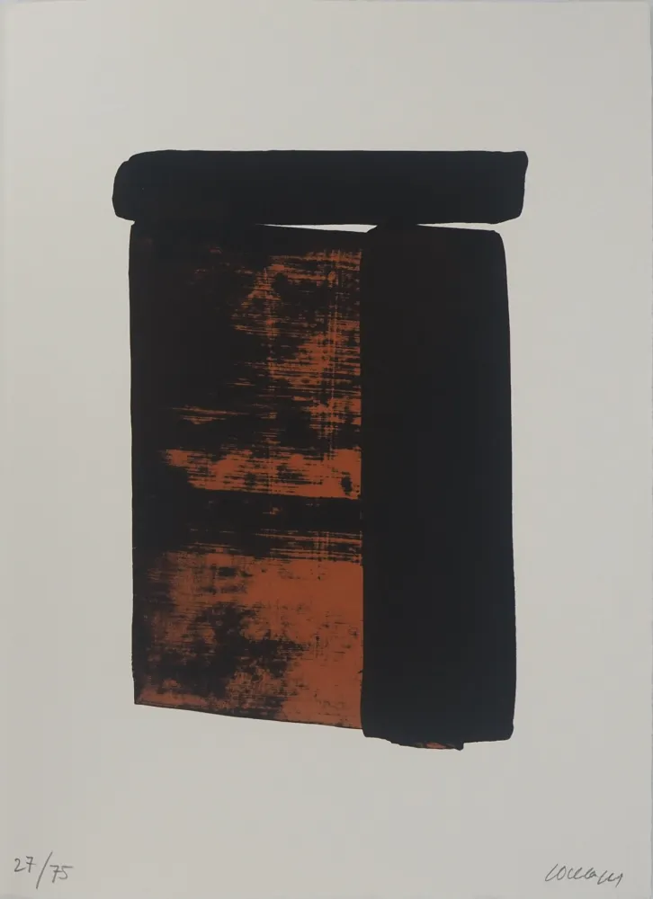 丝网印刷 Soulages - Sérigraphie n°12