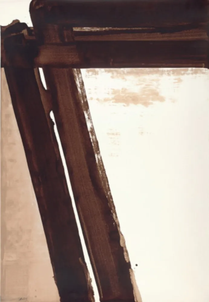 丝网印刷 Soulages - Sérigraphie n°15