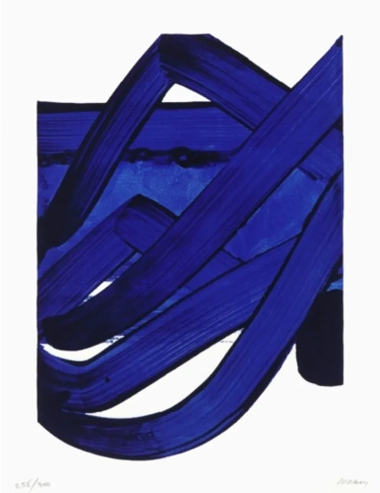 丝网印刷 Soulages - Sérigraphie N°18