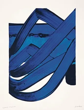 丝网印刷 Soulages - Sérigraphie N°18
