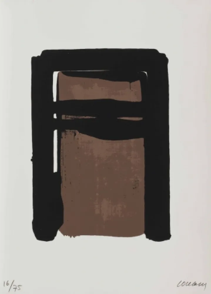 丝网印刷 Soulages - Serigraphie no. 10 (from Sur le mur d'en face)