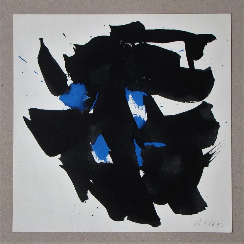 石版画 Soulages - Untitled