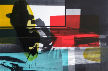 石版画 Soulie - Cinema