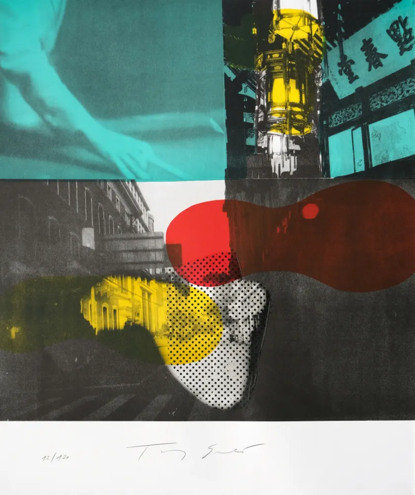 石版画 Soulie - Shanghai Nocturne