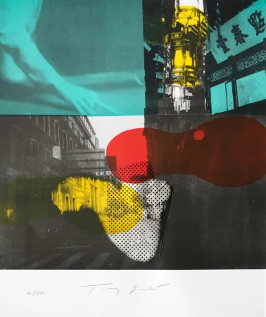 石版画 Soulie - Shanghai Nocturne