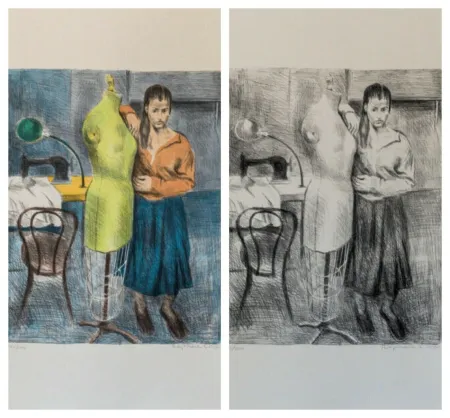 石版画 Soyer - Seamstress 1 Portfolio