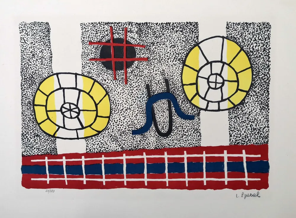 石版画 Spacal - Stalla carsica