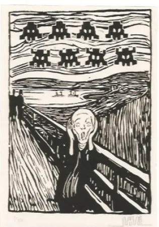 版画 Space Invader - Invaded Scream