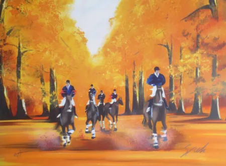 石版画 Spahn - 4 saisons album