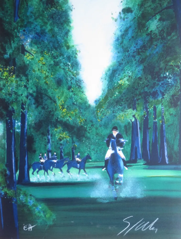 石版画 Spahn - 4 saisons album