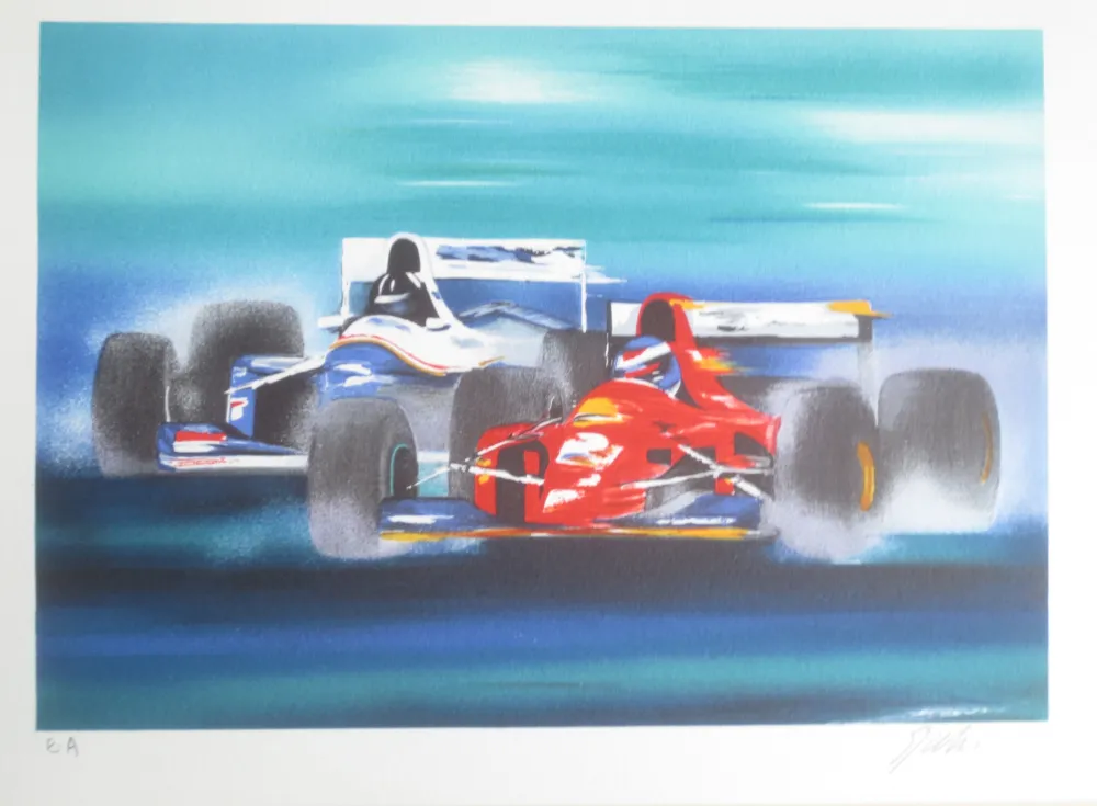 石版画 Spahn - Formule I