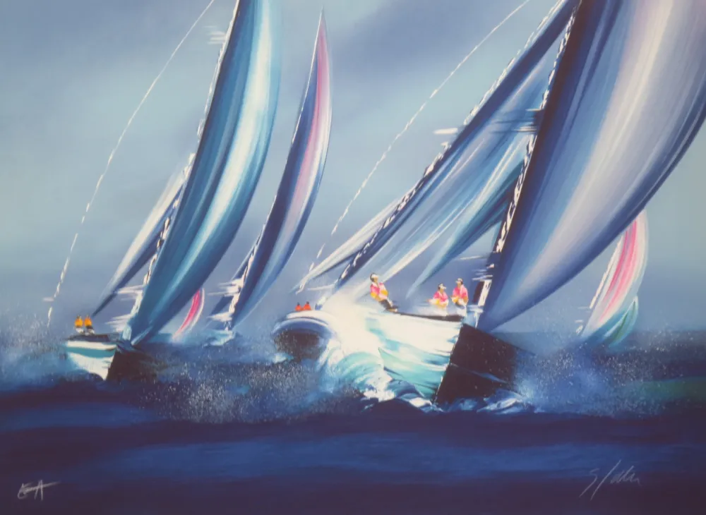 无技术 Spahn - Régates bleues