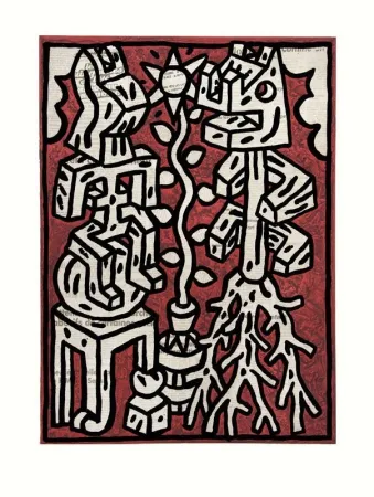 版画 Speedy Graphito - Conversation