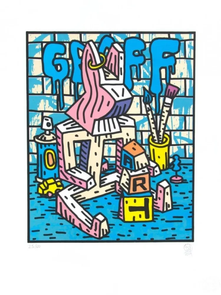 石版画 Speedy Graphito - TOTO / Fils Lapinture