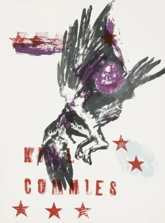 石版画 Spero - Kill commies