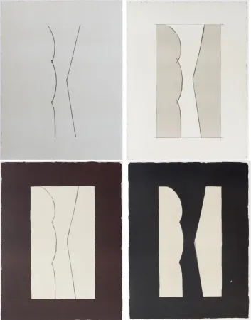 石版画 Spescha - Sans titre