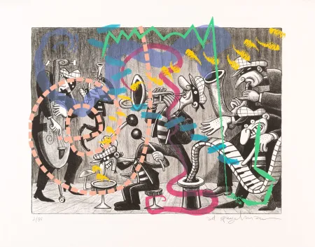 石版画 Spiegelman - Silent Six