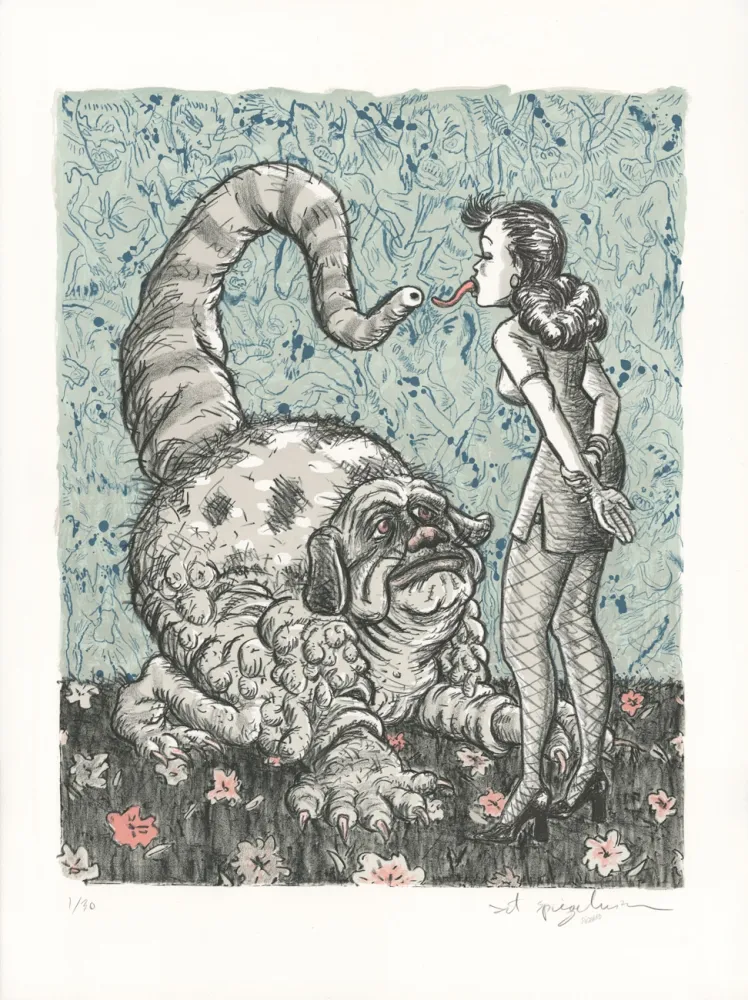 石版画 Spiegelman - Sweet and Somber