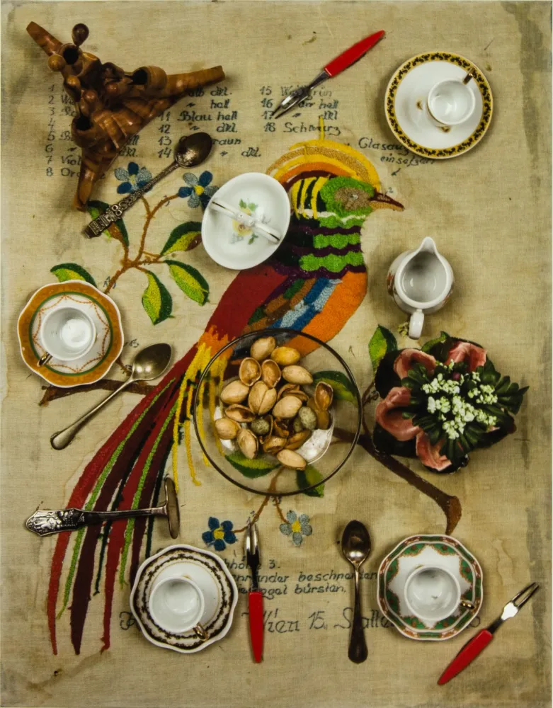 石版画 Spoerri - SENZA TITOLO