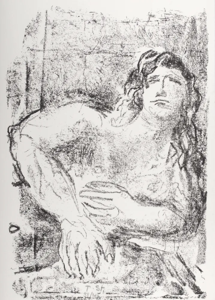 石版画 Stadler - The Men, 1972 - Hand-signed