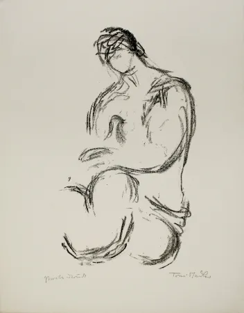 石版画 Stadler - Weiblicher Akt / Female Nude