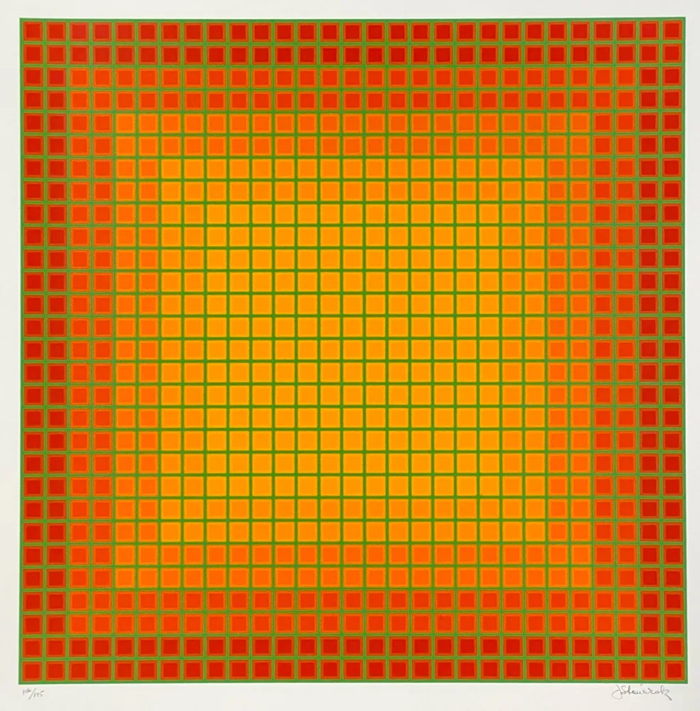 丝网印刷 Stanczak - Let It Be Orange