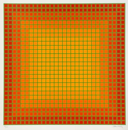 丝网印刷 Stanczak - Let It Be Orange