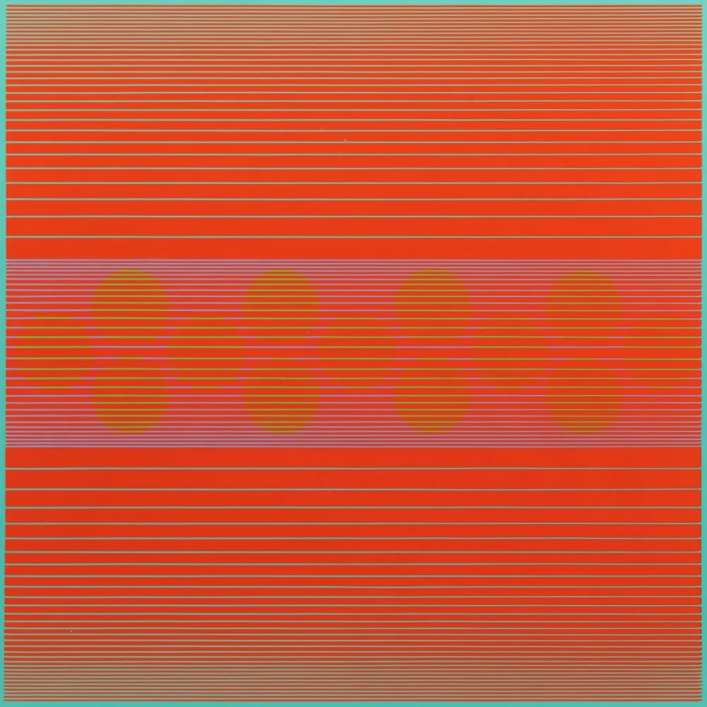 丝网印刷 Stanczak - Median with Circles, from Variants