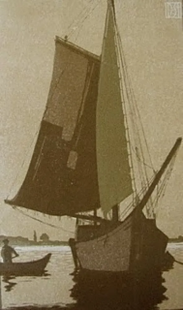 木刻 Staschus - Vor Anker