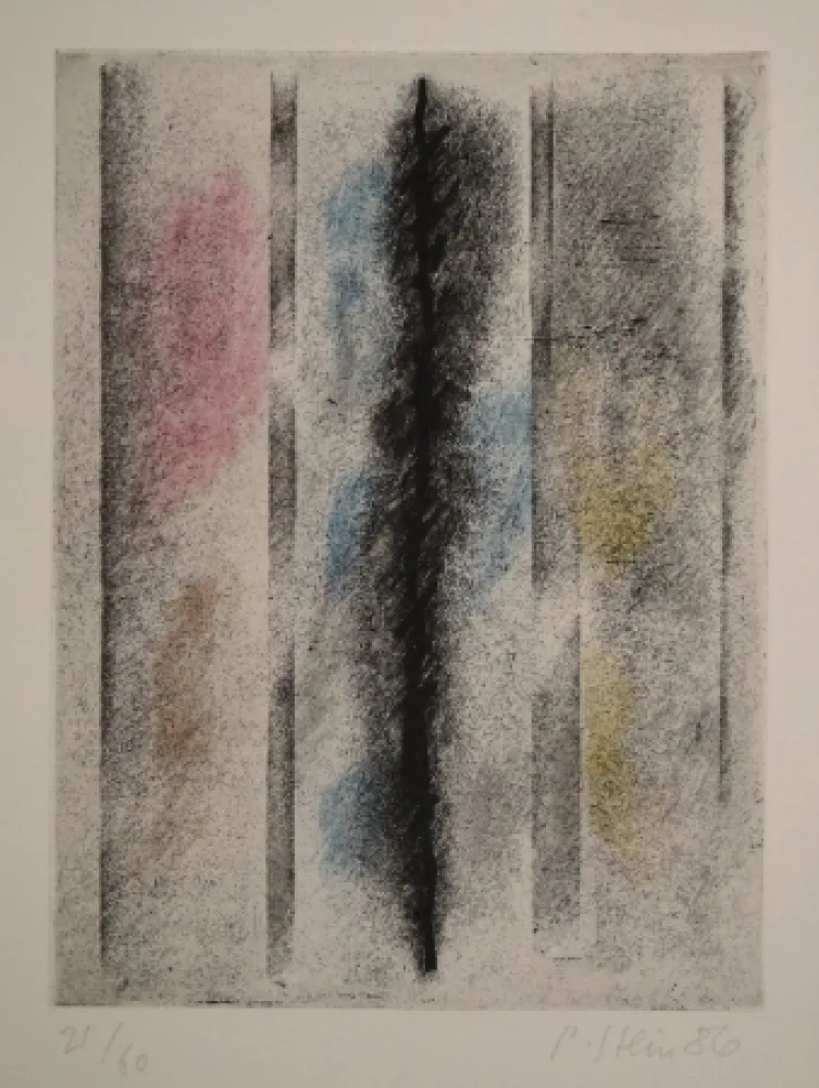 蚀刻飞尘法 Stein - Betonte Mitte oder Dunkle Mitte