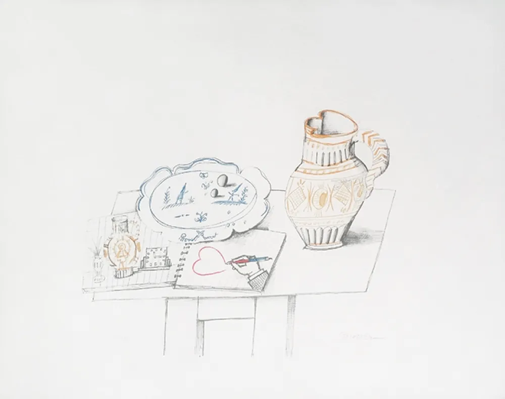 石版画 Steinberg - Mois du coeur(1974)