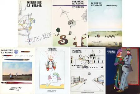 插图书 Steinberg - STEINBERG. Collection complète des 7 volumes de la revue DERRIÈRE LE MIROIR consacrés à Steinberg (de 1953 à 1980).