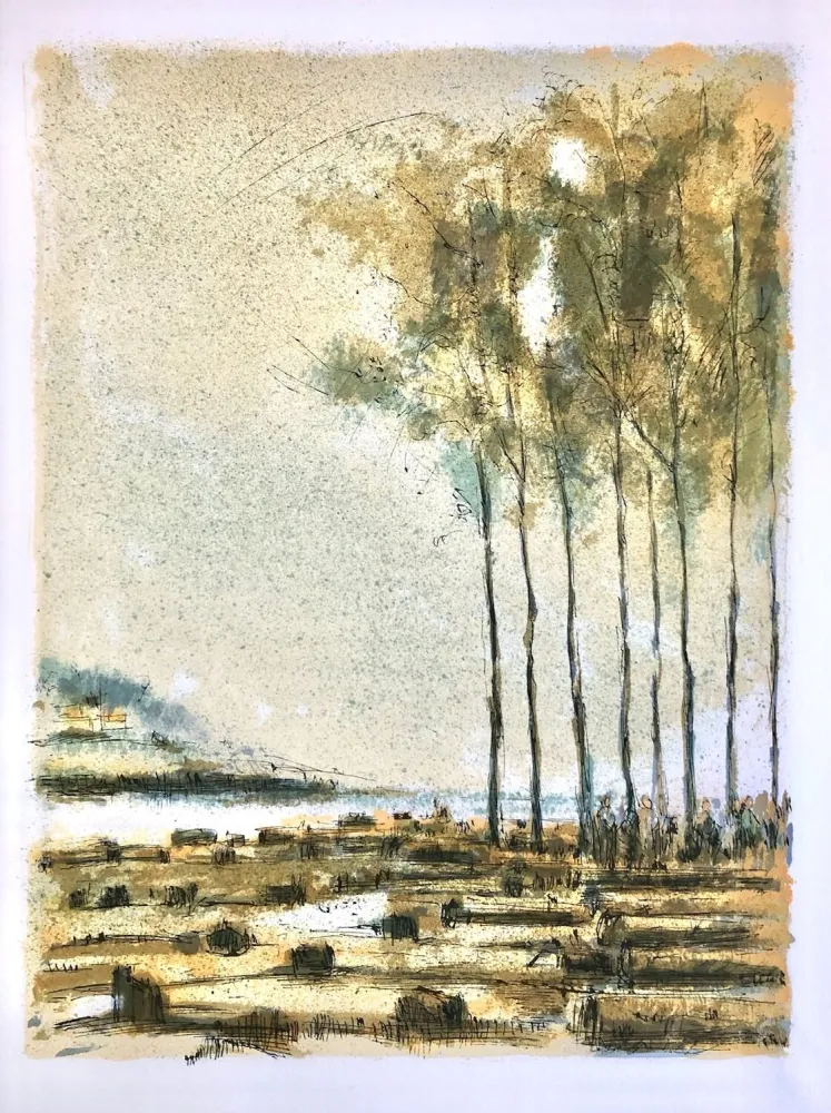 石版画 Steinlen - Forêt voisine