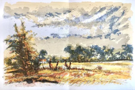 石版画 Steinlen - Forêt voisine