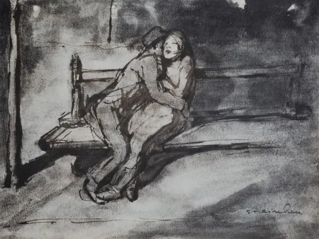 石版画 Steinlen - Steinlen et la rue