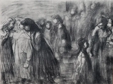 石版画 Steinlen - Steinlen et la rue