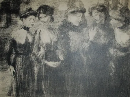 石版画 Steinlen - Steinlen et la rue