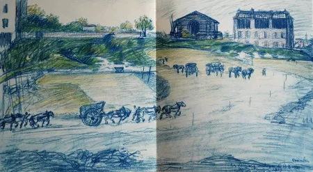 石版画 Steinlen - Steinlen et la rue