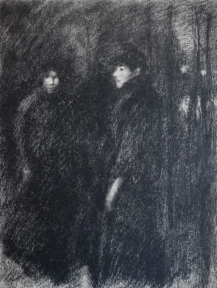 石版画 Steinlen - Steinlen et la rue