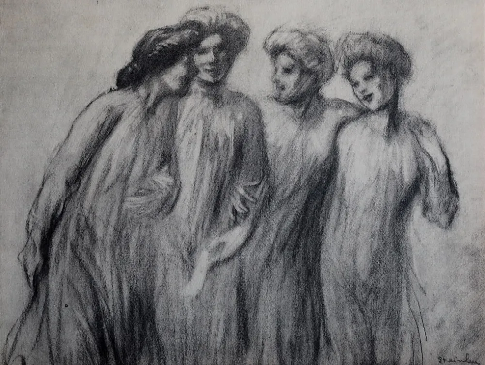 石版画 Steinlen - Steinlen et la rue