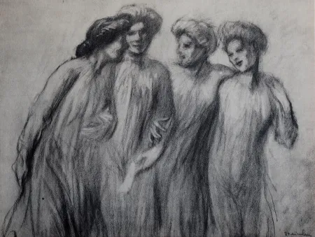 石版画 Steinlen - Steinlen et la rue