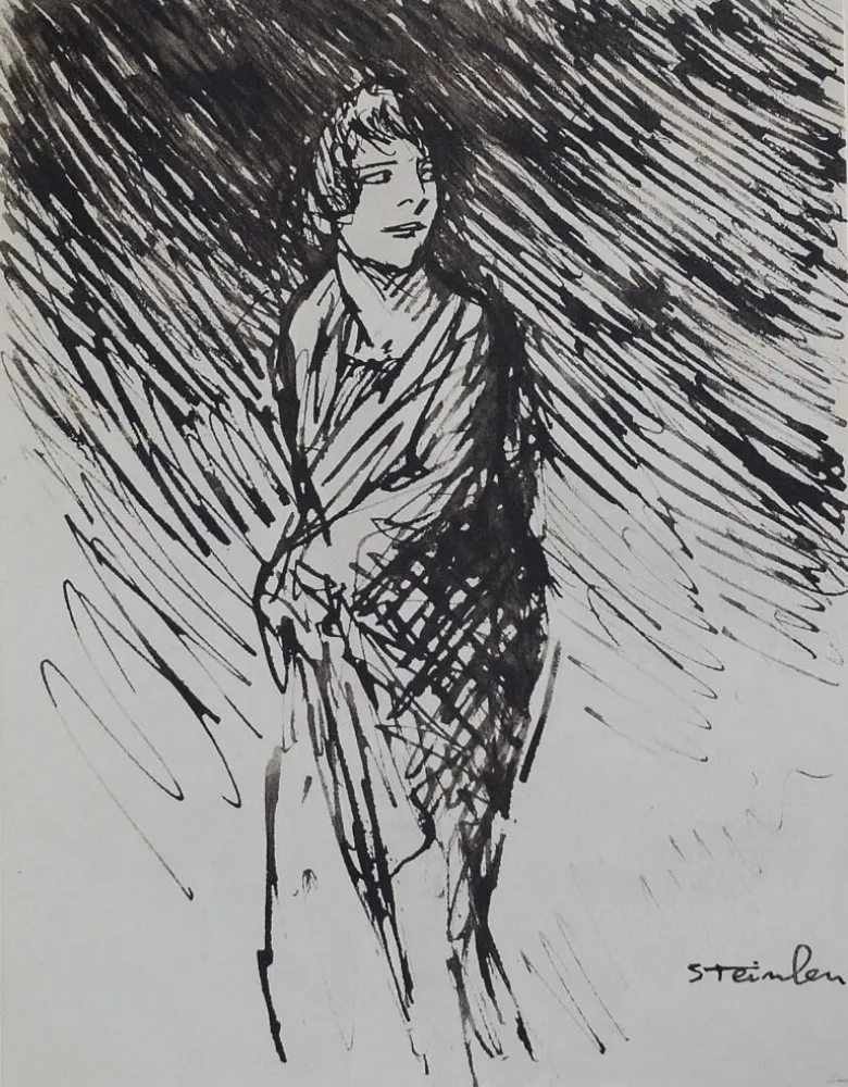 石版画 Steinlen - Steinlen et la rue