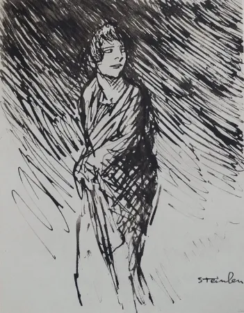 石版画 Steinlen - Steinlen et la rue